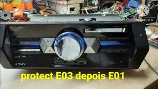 sony shake-5 protect E03 depois E01