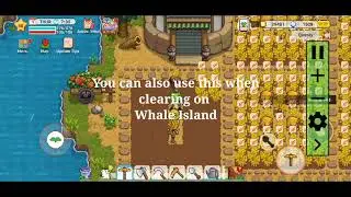 Using auto clicker on Harvest Town to easily harvest your crops and gather woods