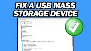 How to Fix a USB Mass Storage Device Problem | Step by Step