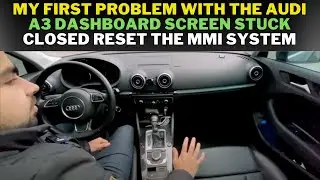 Моя первая проблема с экраном приборной панели Audi A3. Застрял в закрытом состоянии. Сброс системы MMI.
