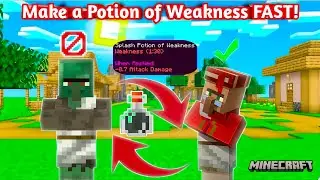 How to make a potion of weakness||#minecraft 