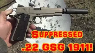 Suppressed  .22 GSG 1911!