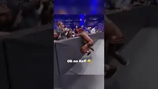 Kofi botched his spot during the Royal Rumble 😅😅 #wwe