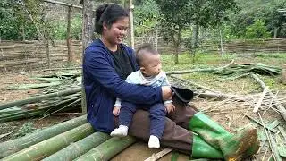 Building Complete Bamboo Pig Cage. Single Life On The Farm. Single Mom \ Ly Thi May