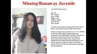 Missing Teen Alert: Help Find 16-Year-Old Autumn Pergakis in Mesa, AZ