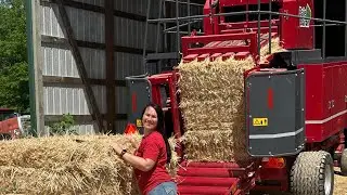 Дождливые дни = Подготовка к сезону сена... Установка Bale Baron | #hay
