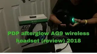 PDP afterglow AG9 wireless headset (review) 2018