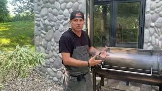 Biscuit Test on a Mill Scale 94 Gallon Smoker with Charlie McKenna