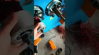Motor Stator Rotor Dismantling Machine #metalrecycling #copperrecycling