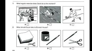 Study English online (B1). Preliminary English Test (PET) Listening Book 6 : Test 3 part 1