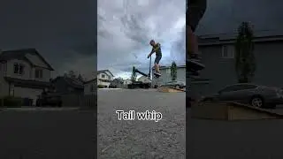 Heel whip and tail whip 😈☠️🥶#scooter #tailwip #capcut #clipped #tricks #Heel whip