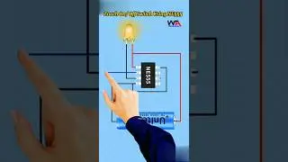 Touch on/off Switch Using NE555 #electronic #electronicproject