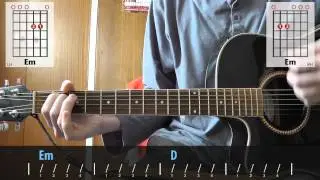 David Bowie - China Girl | acoustic guitar lesson