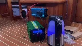 How we use electricity on our boat for free ..