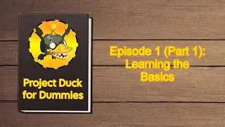 Project Duck for Dummies || Episode 1(Part 1): Learning the Basics - PDN Guide Series