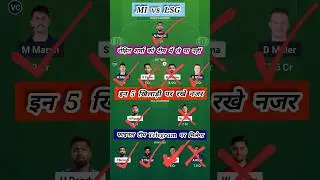 MI vs LSG Dream11 Prediction 2025 | MI vs LSG Dream11 Team | MI vs LSG 2025 | #mivslsg #iplfantasy