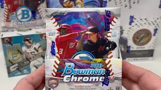 Cracking a 2023 Bowman Chrome BASEBALL Hobby Box