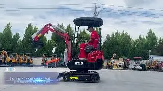 HT15 pro 1500kg mini excavator,smooth operation, high work efficiency
