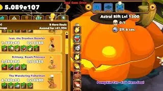 Clicker Heroes (EN) - Halloween - Zone 1300 - Overview of the Gameplay Ep.14 (Clicker Games)