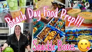 Food prep for a beach day! Fun Snackle box ideas!!! Summer time food prep for River, Lake, or Beach!