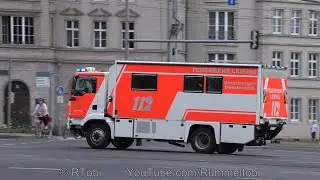 Leipzig Fire Dept. response compilation #3 (engines, command vans & ladders) [GER | 2020 - 2021]