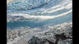 Ellen Alt, Ice Writing: River II, NYSWA: Women on the Edge of Time at Taller Boricua Gallery, NYC