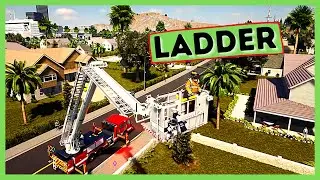 FIREFIGHTING SIMULATOR (2020) | LADDER Truck | Gameplay