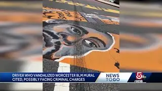 Man accused of vandalizing BLM mural with truck