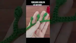 Dive into the World of 3D Floral Wonders - 60 Second Creation! #crochet #crochetpatterns