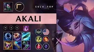 Akali Top vs Irelia - NA Challenger Patch 26.01