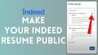 How to Make Your Indeed Resume Public (2024) | Indeed Tutorial