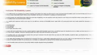 Loans For People On Disability Benefits - Disability Loans