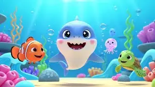 Baby Shark’s Big Ocean Adventure! First Day Exploring the Sea 🦈🌊 | Kids Sing-Along