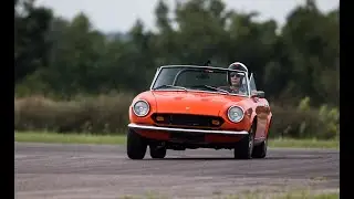 Fiat Spider -78 track day at Gingerman