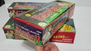1970 OPC O-PEE-CHEE BASEBALL WAX PACK empty DISPLAY BOXES