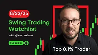 Swing Trade Watchlist Aug 22, 2025 | Top 0.1% Trader (170%+ 2025 Returns)