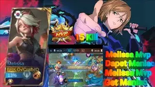 MELISSA MVP DAPET MANIAC DAN INI DIA HERO COUNTER HERO MM MIYA ( MOBILE LEGENDS )
