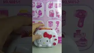 Hello kitty Toaster oven #cookingtoys #satisfying #asmrreview #playset #toys #shorts
