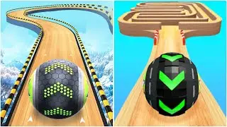 Going Ball speed run challenge ⚡️Vs  ⚡️ Rolling Ball sky escape🎱 Walkthrough SpeedRun 🚀Gameplay❤️&zwj;🔥😎