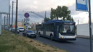 Троллейбус, маршрут №24 (в объезд по Московскому пр) ВМЗ-5298.01 б.1204 (23.07.2021) Санкт-Петербург