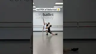 real POV of a ballerina 🩰✨ #ballet #shorts