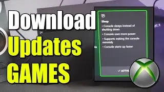 How to Download Updates for Games on XBOX Series X/S when XBOX is Turned OFF (Best Method)