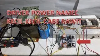 Assembling Power with Namec Driver #electronicservice #poweramplifier
