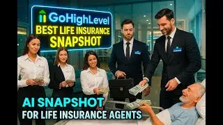 The Ultimate GoHighLevel LIFE INSURANCE AI SNAPSHOT- Funnels,Websites, Workflows,AI Agents- (Auto)