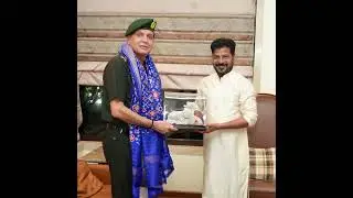Lt Gen Dhiraj Seth calls on TG CM Revanth Reddy #news