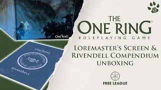 THE ONE RING: Loremaster's Screen & Rivendell Compendium - UNBOXING - Band of Badgers