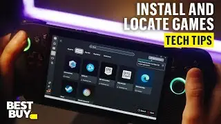 Installing Games from Multiple Libraries on the ASUS ROG Xbox Ally X &ndash; Tech Tips from Best Buy