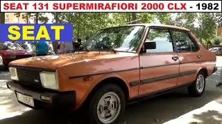 ✅ Seat 131 Supermirafiori CLX 2000 con plásticos de fábrica. Año 1982 #seat131