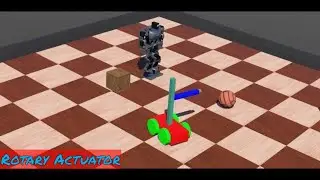 Rotary Actuator on Robot | Manipulator Arm  | Webots Simulator | [Tutorial 13]