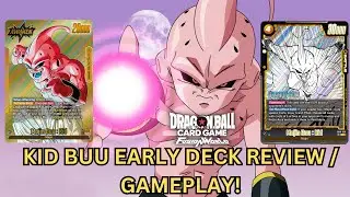 THE NEW BEST YELLOW DECK? YELLOW KID BUU EARLY DECK REVIEW AND GAMEPLAY! DBS FUSION WORLD